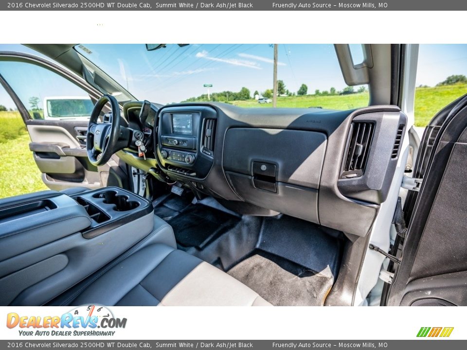 2016 Chevrolet Silverado 2500HD WT Double Cab Summit White / Dark Ash/Jet Black Photo #22