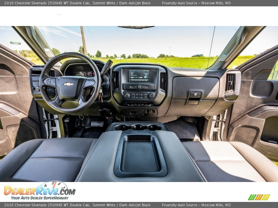 2016 Chevrolet Silverado 2500HD WT Double Cab Summit White / Dark Ash/Jet Black Photo #25