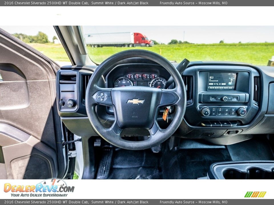 2016 Chevrolet Silverado 2500HD WT Double Cab Summit White / Dark Ash/Jet Black Photo #26