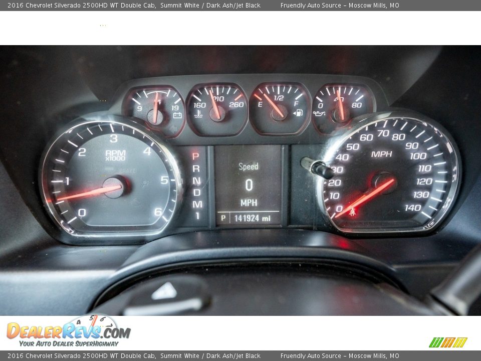 2016 Chevrolet Silverado 2500HD WT Double Cab Summit White / Dark Ash/Jet Black Photo #27