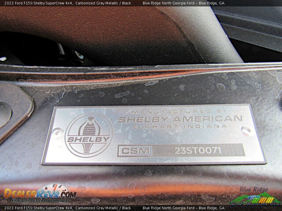 2023 Ford F150 Shelby SuperCrew 4x4 Carbonized Gray Metallic / Black Photo #32