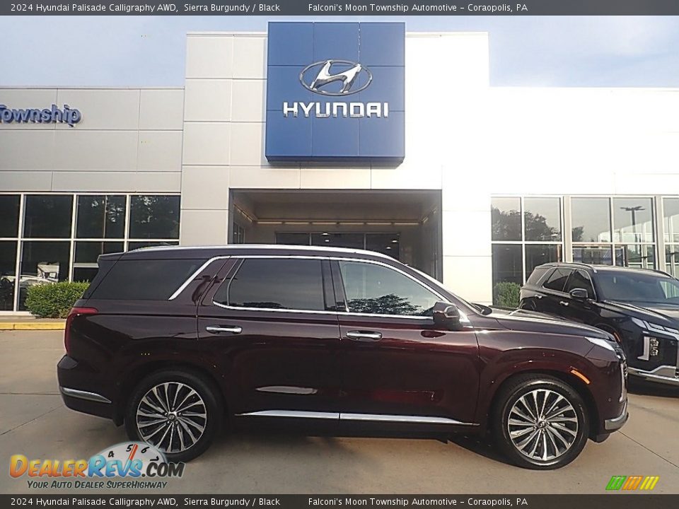 2024 Hyundai Palisade Calligraphy AWD Sierra Burgundy / Black Photo #1