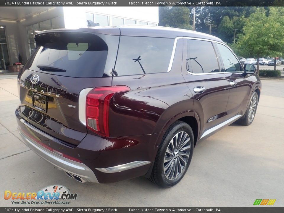 2024 Hyundai Palisade Calligraphy AWD Sierra Burgundy / Black Photo #2