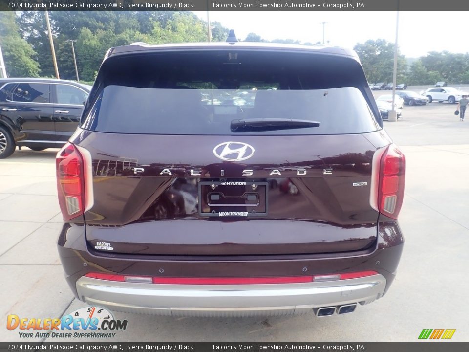 2024 Hyundai Palisade Calligraphy AWD Sierra Burgundy / Black Photo #3