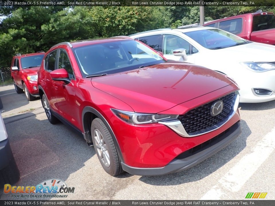 2023 Mazda CX-5 S Preferred AWD Soul Red Crystal Metallic / Black Photo #3