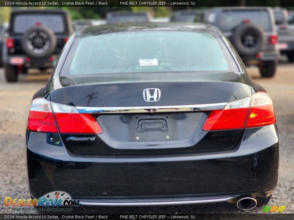 2014 Honda Accord LX Sedan Crystal Black Pearl / Black Photo #4
