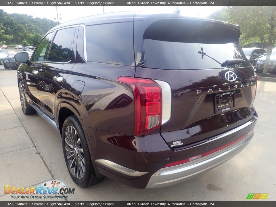 2024 Hyundai Palisade Calligraphy AWD Sierra Burgundy / Black Photo #4