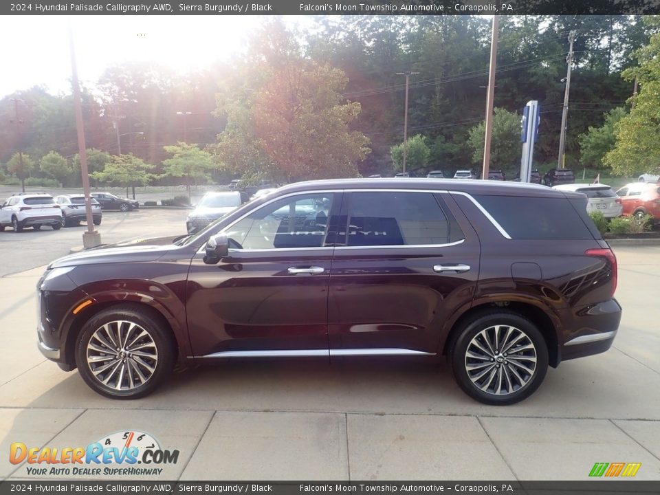 2024 Hyundai Palisade Calligraphy AWD Sierra Burgundy / Black Photo #5