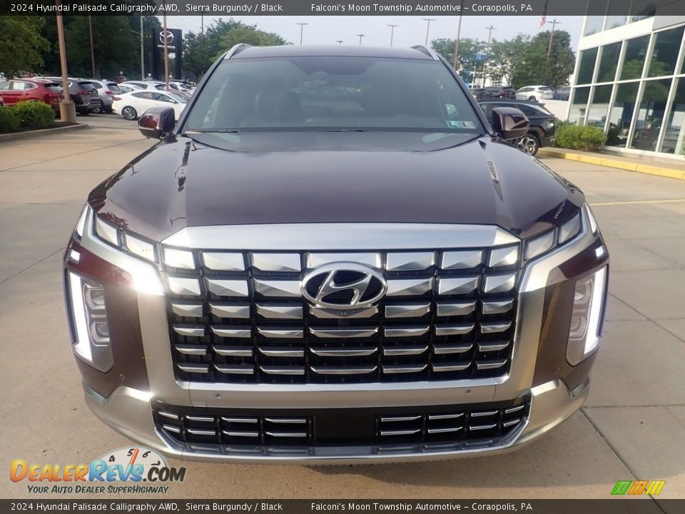 2024 Hyundai Palisade Calligraphy AWD Sierra Burgundy / Black Photo #7