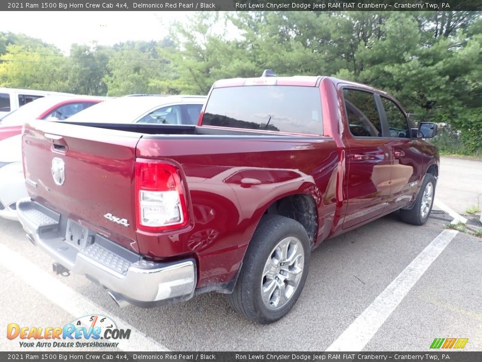 2021 Ram 1500 Big Horn Crew Cab 4x4 Delmonico Red Pearl / Black Photo #4