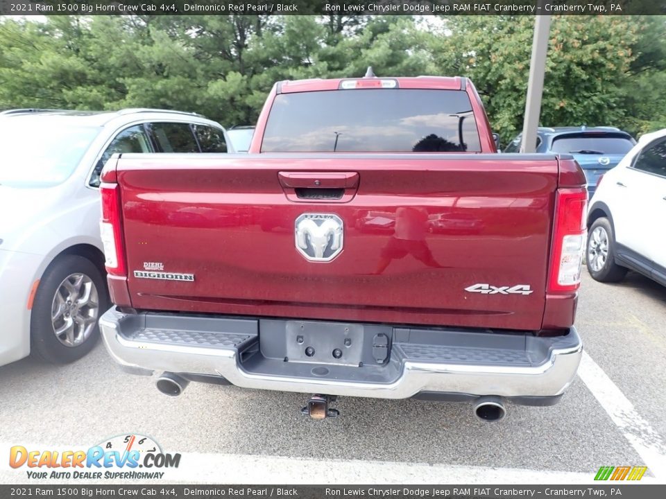 2021 Ram 1500 Big Horn Crew Cab 4x4 Delmonico Red Pearl / Black Photo #5