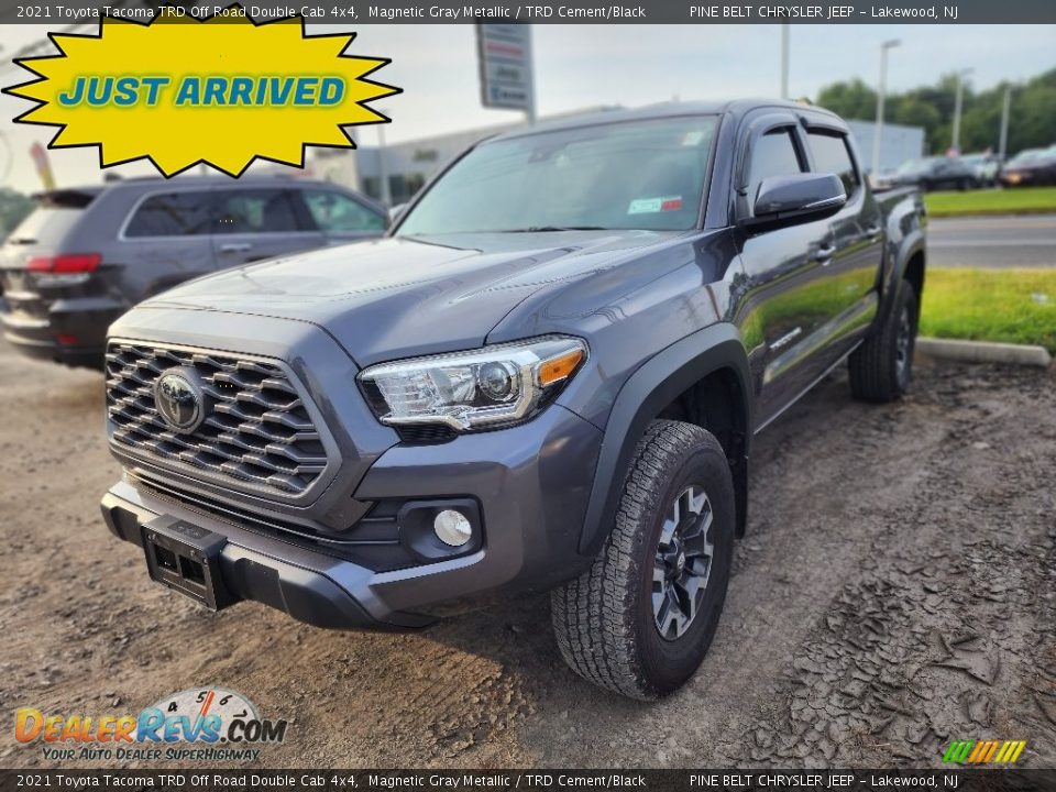 2021 Toyota Tacoma TRD Off Road Double Cab 4x4 Magnetic Gray Metallic / TRD Cement/Black Photo #1