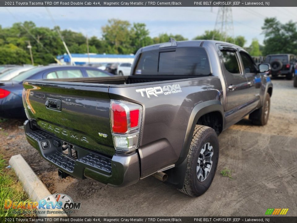 2021 Toyota Tacoma TRD Off Road Double Cab 4x4 Magnetic Gray Metallic / TRD Cement/Black Photo #3