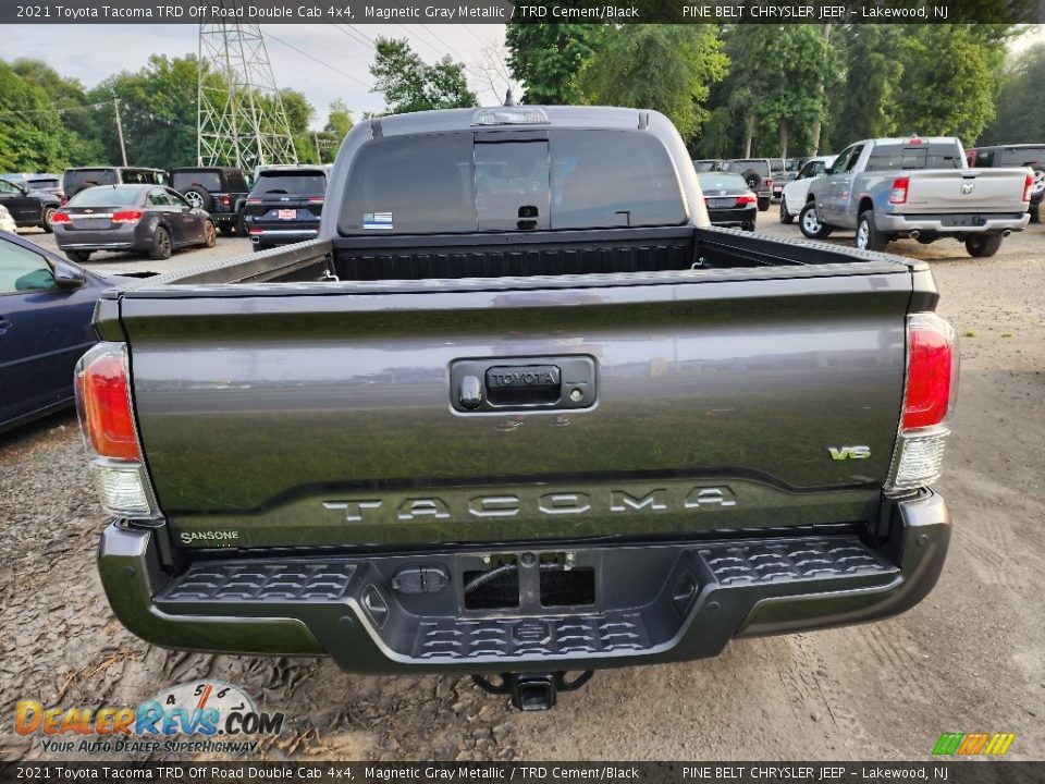 2021 Toyota Tacoma TRD Off Road Double Cab 4x4 Magnetic Gray Metallic / TRD Cement/Black Photo #4