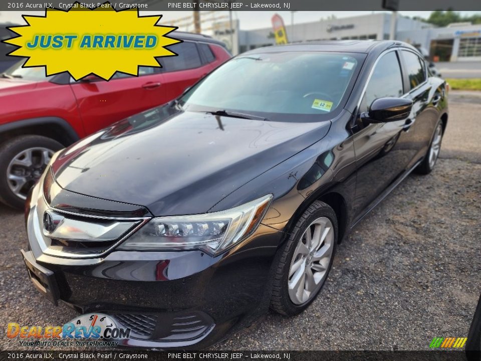 2016 Acura ILX Crystal Black Pearl / Graystone Photo #1