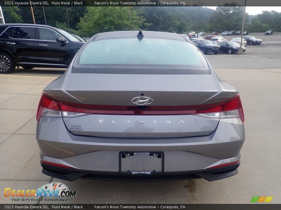 2023 Hyundai Elantra SEL Fluid Metal / Black Photo #3