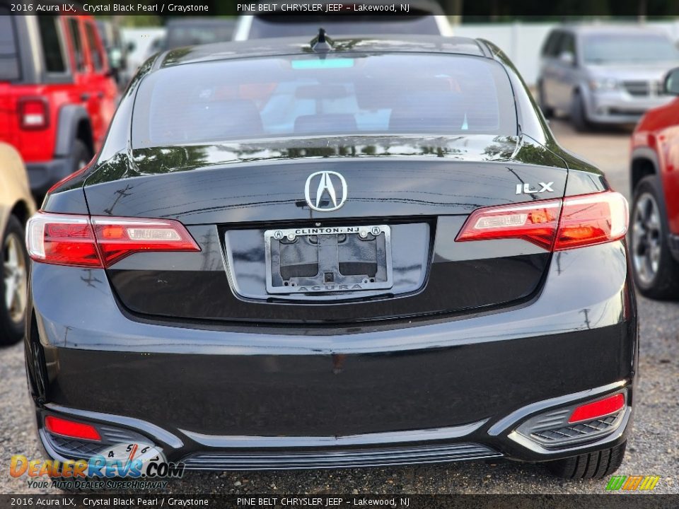 2016 Acura ILX Crystal Black Pearl / Graystone Photo #4