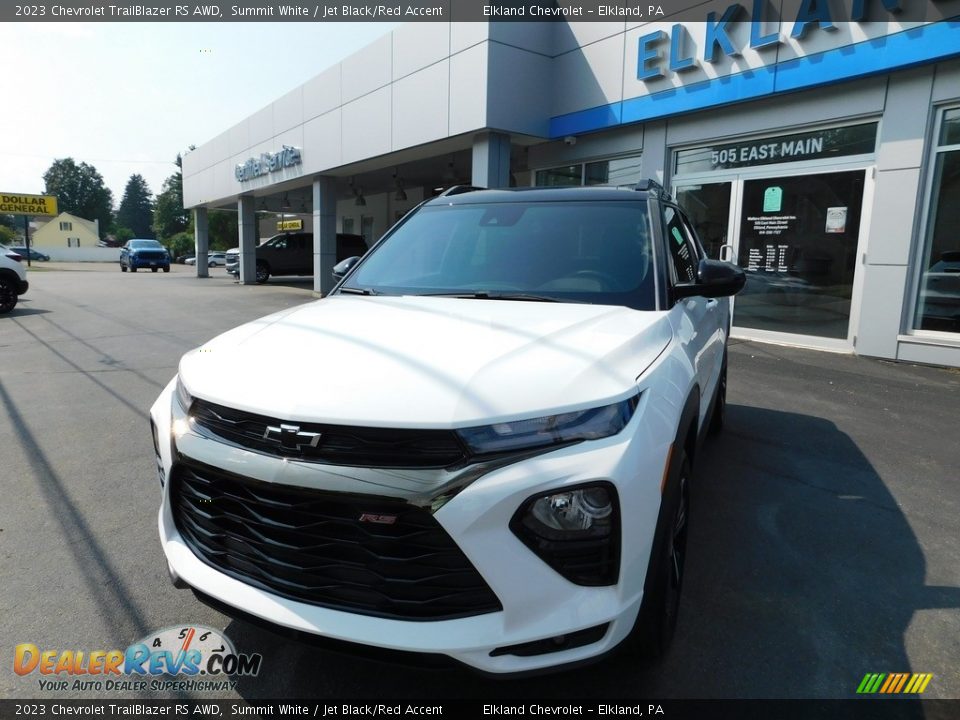 2023 Chevrolet TrailBlazer RS AWD Summit White / Jet Black/Red Accent Photo #4