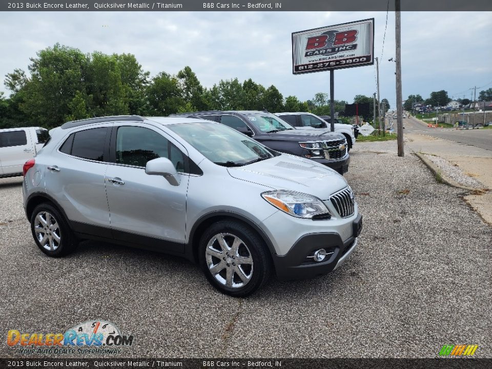 2013 Buick Encore Leather Quicksilver Metallic / Titanium Photo #1