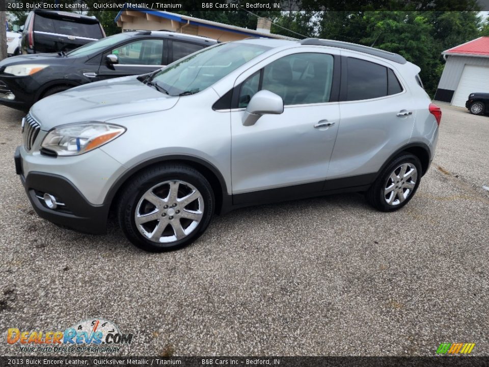 2013 Buick Encore Leather Quicksilver Metallic / Titanium Photo #4