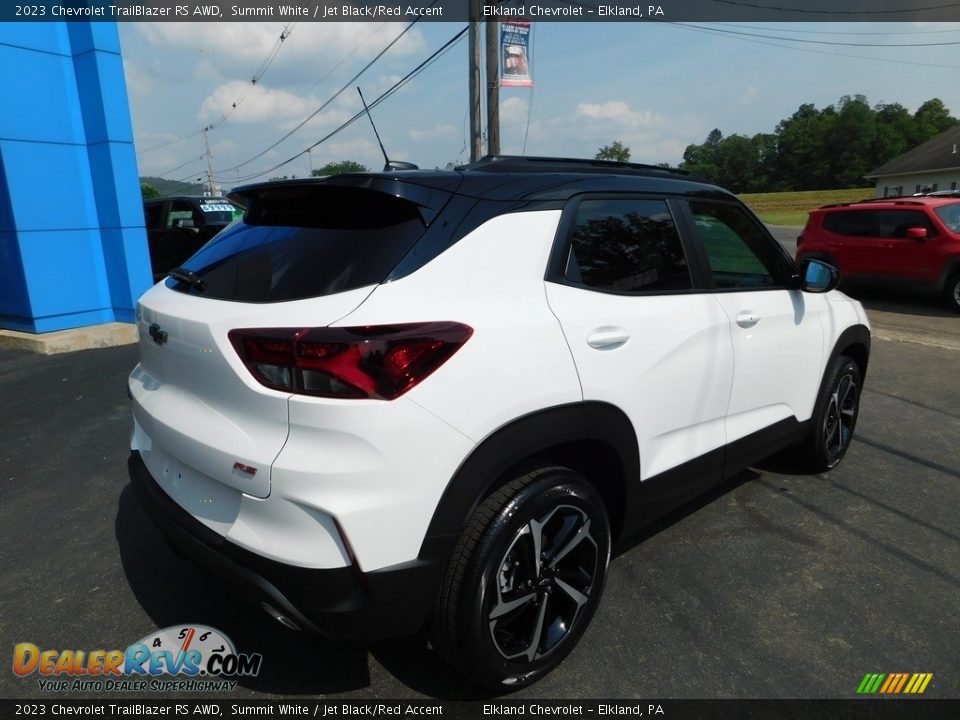 2023 Chevrolet TrailBlazer RS AWD Summit White / Jet Black/Red Accent Photo #9