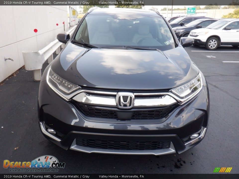 2019 Honda CR-V Touring AWD Gunmetal Metallic / Gray Photo #5