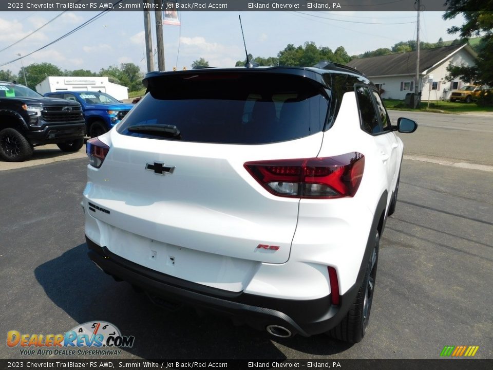 2023 Chevrolet TrailBlazer RS AWD Summit White / Jet Black/Red Accent Photo #10