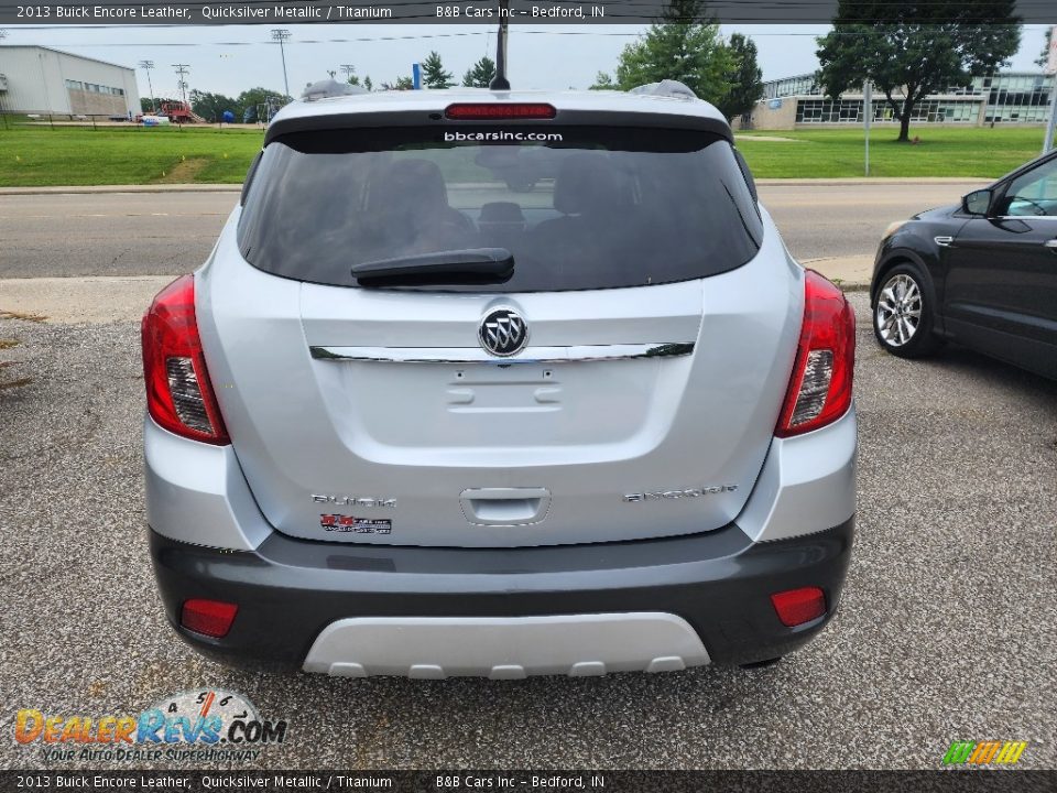 2013 Buick Encore Leather Quicksilver Metallic / Titanium Photo #6