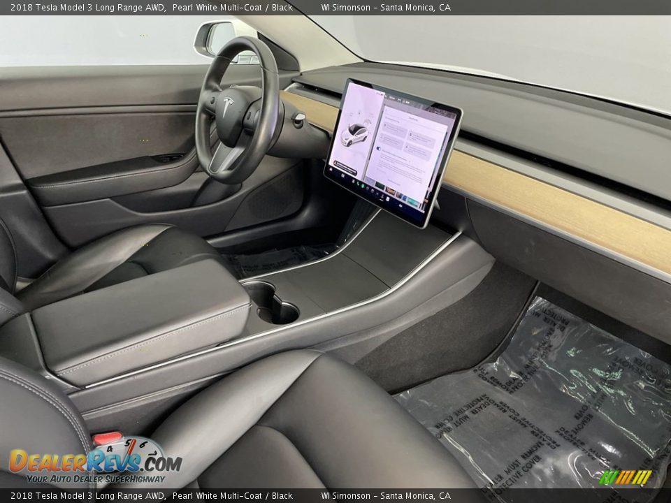 Dashboard of 2018 Tesla Model 3 Long Range AWD Photo #29