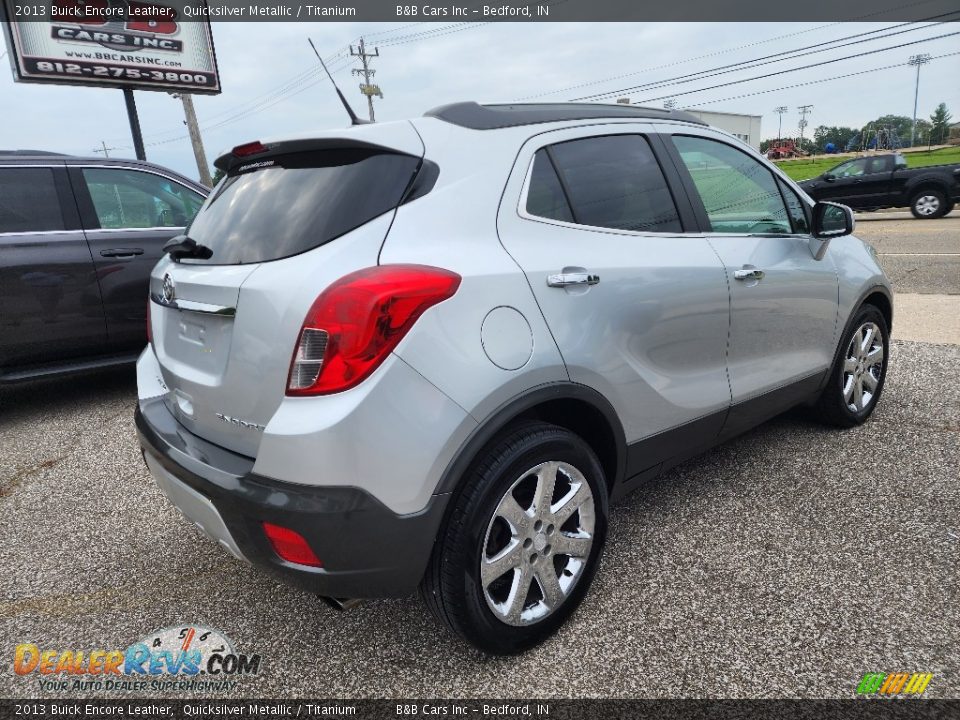 2013 Buick Encore Leather Quicksilver Metallic / Titanium Photo #7