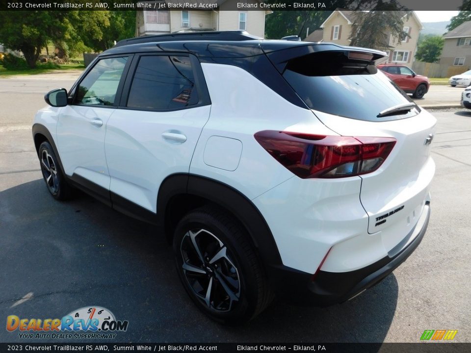 2023 Chevrolet TrailBlazer RS AWD Summit White / Jet Black/Red Accent Photo #12