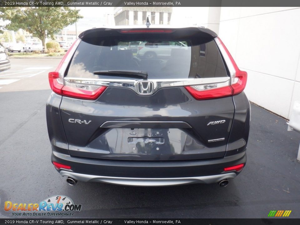 2019 Honda CR-V Touring AWD Gunmetal Metallic / Gray Photo #8