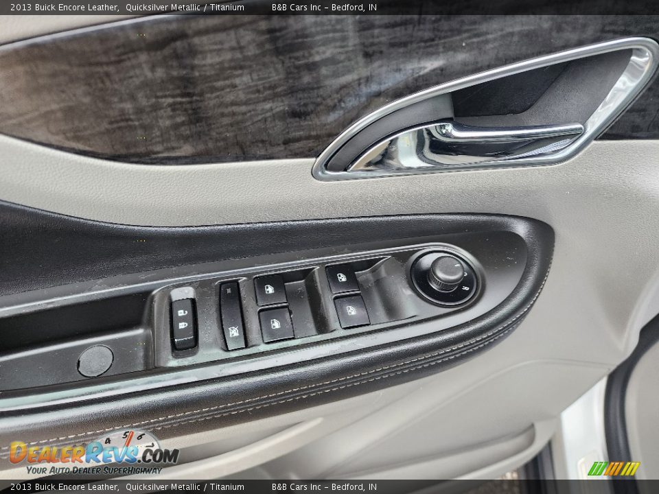 2013 Buick Encore Leather Quicksilver Metallic / Titanium Photo #8