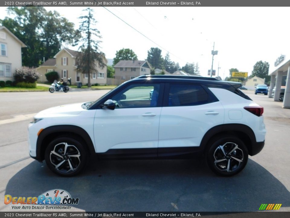 2023 Chevrolet TrailBlazer RS AWD Summit White / Jet Black/Red Accent Photo #13