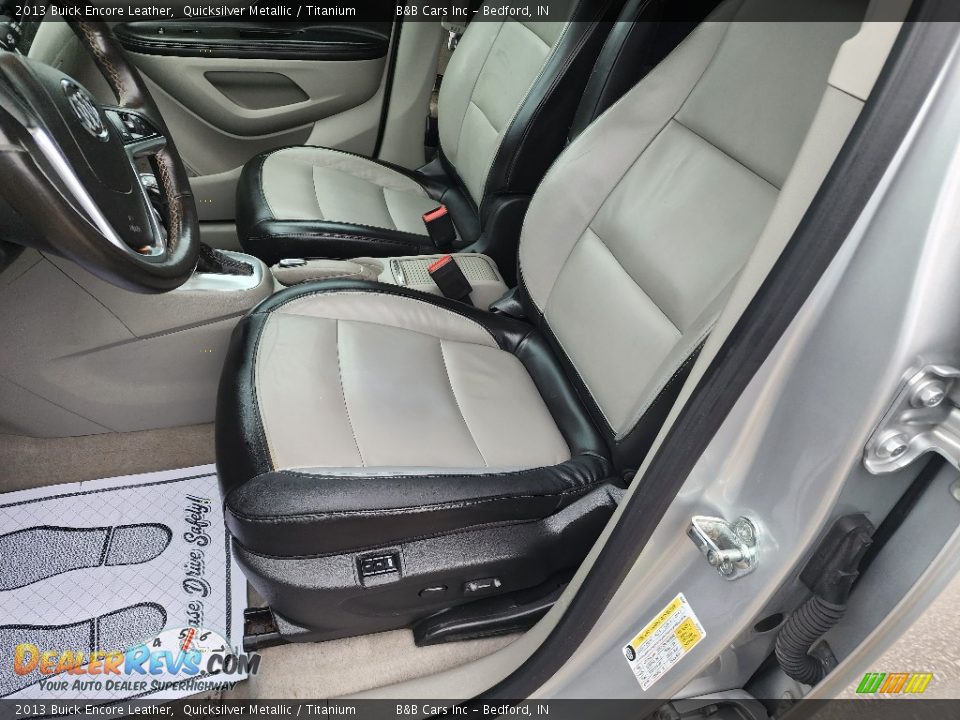 2013 Buick Encore Leather Quicksilver Metallic / Titanium Photo #9