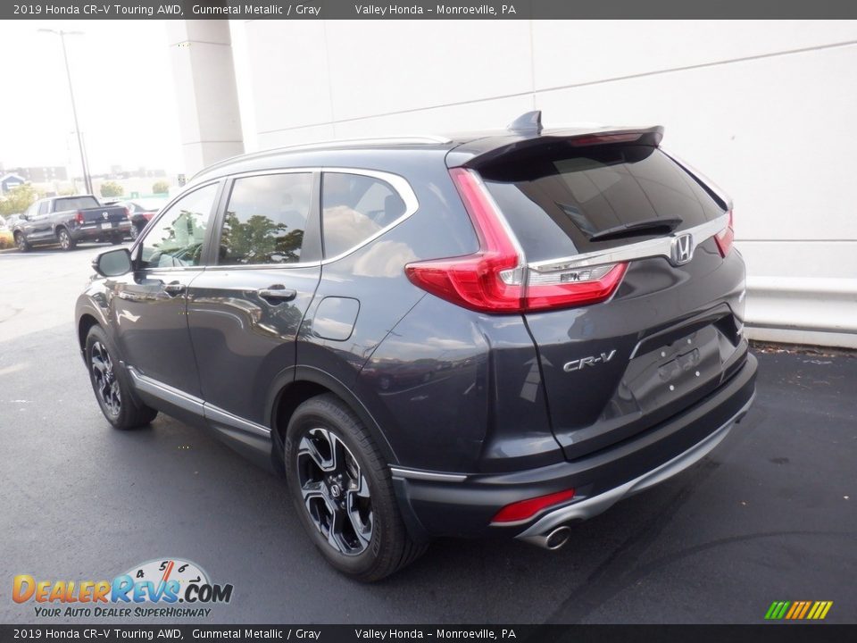 2019 Honda CR-V Touring AWD Gunmetal Metallic / Gray Photo #10