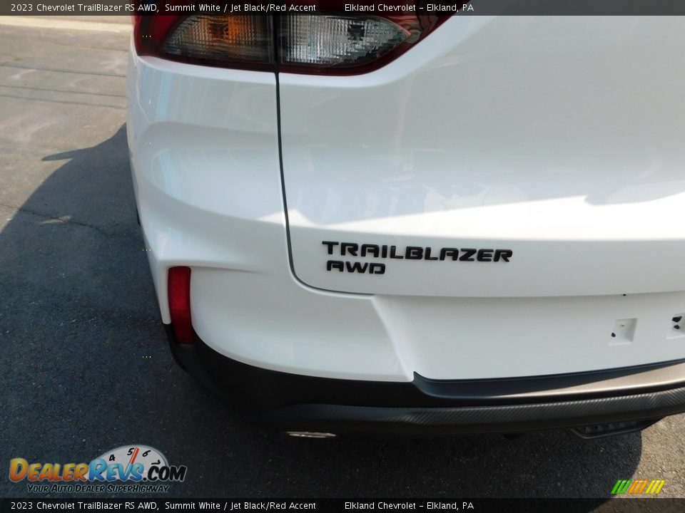 2023 Chevrolet TrailBlazer RS AWD Summit White / Jet Black/Red Accent Photo #16