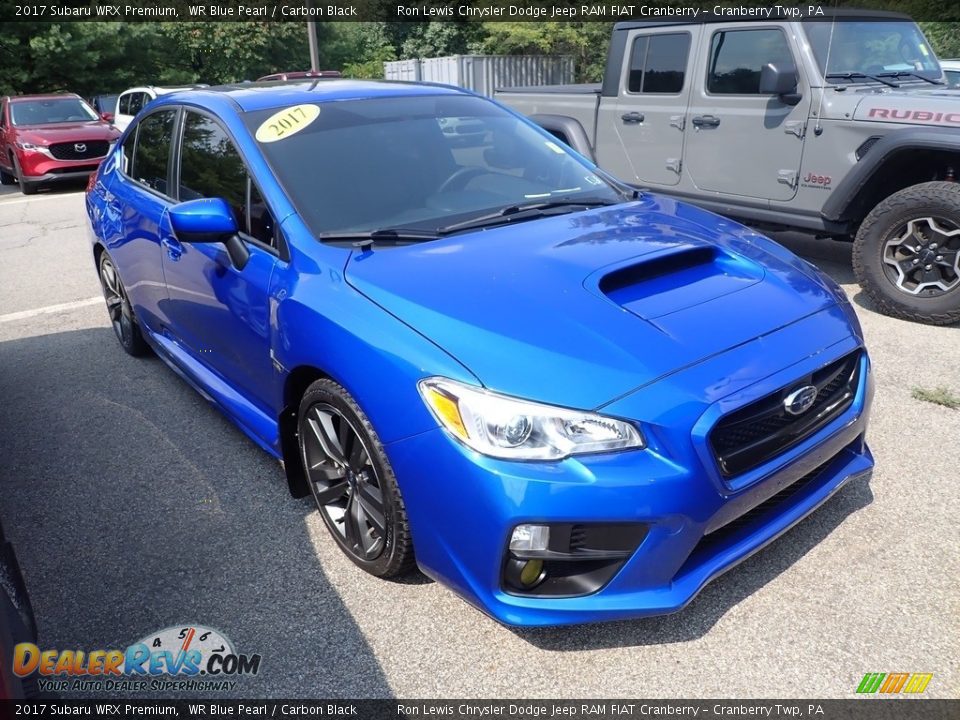 2017 Subaru WRX Premium WR Blue Pearl / Carbon Black Photo #2