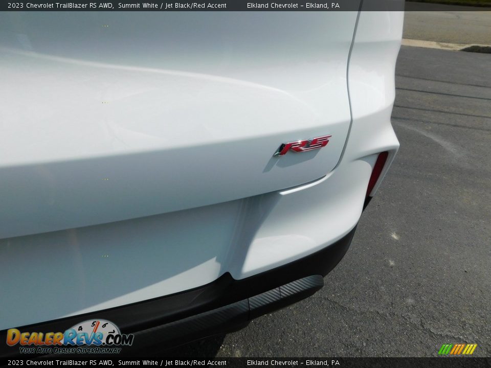 2023 Chevrolet TrailBlazer RS AWD Summit White / Jet Black/Red Accent Photo #17