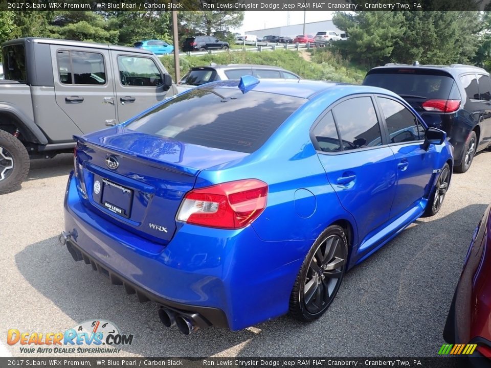 2017 Subaru WRX Premium WR Blue Pearl / Carbon Black Photo #3