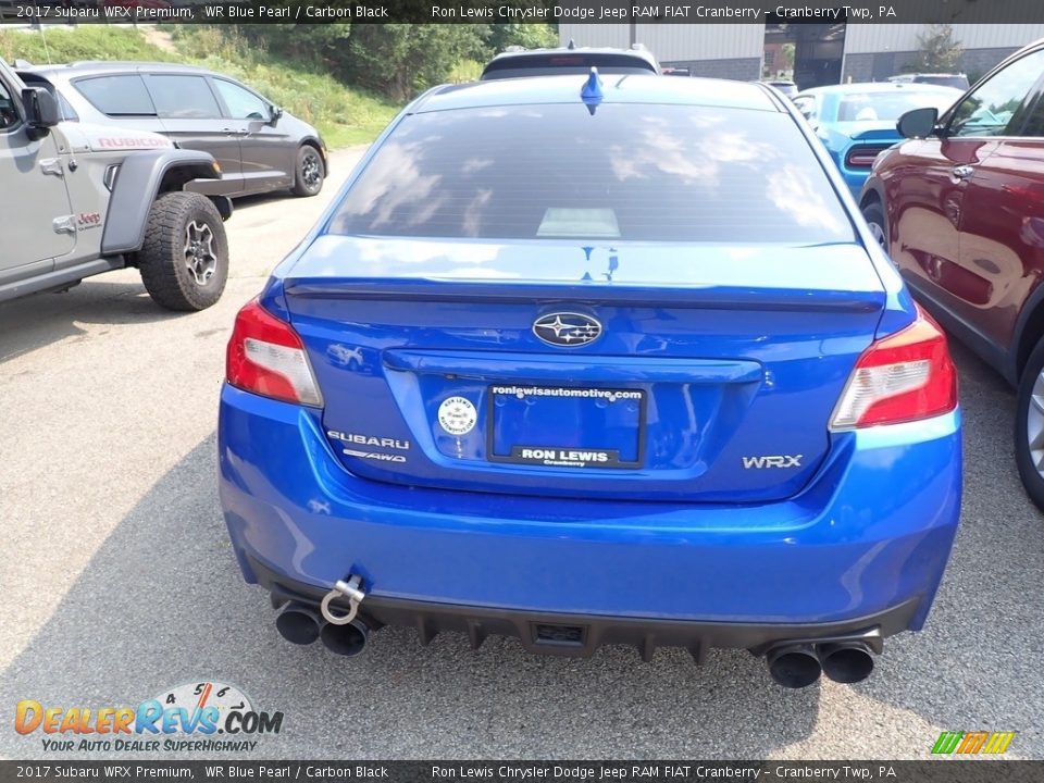 2017 Subaru WRX Premium WR Blue Pearl / Carbon Black Photo #4