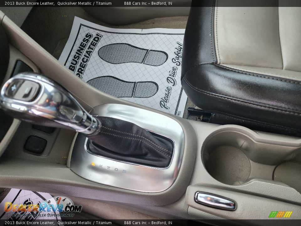 2013 Buick Encore Leather Quicksilver Metallic / Titanium Photo #16