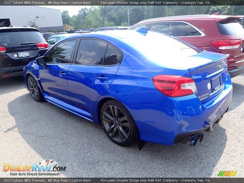 2017 Subaru WRX Premium WR Blue Pearl / Carbon Black Photo #5