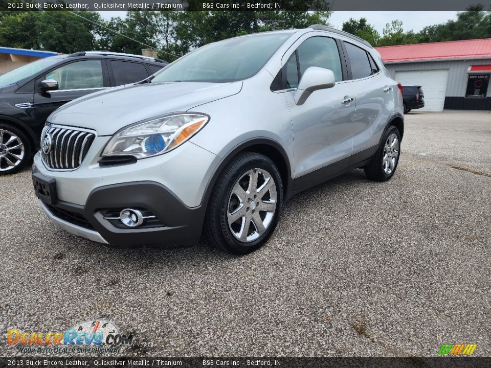 2013 Buick Encore Leather Quicksilver Metallic / Titanium Photo #22