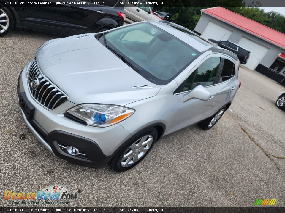 2013 Buick Encore Leather Quicksilver Metallic / Titanium Photo #23