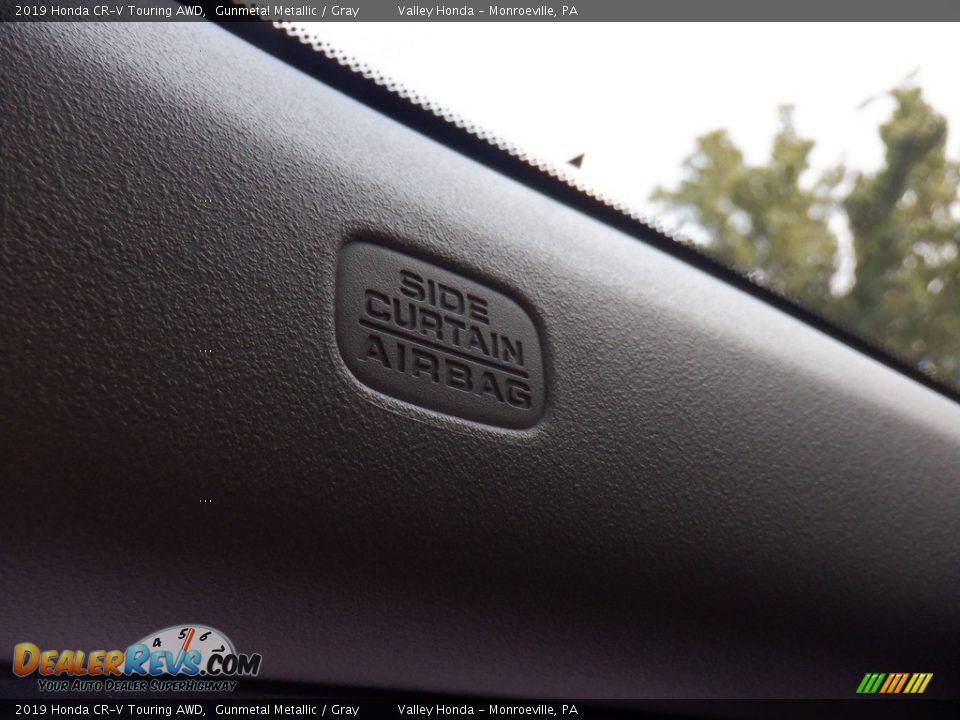 2019 Honda CR-V Touring AWD Gunmetal Metallic / Gray Photo #24