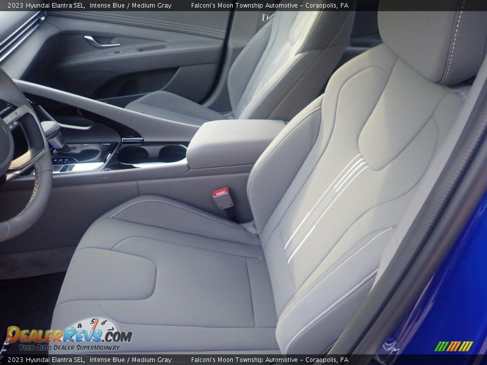 2023 Hyundai Elantra SEL Intense Blue / Medium Gray Photo #11