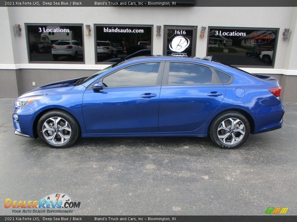 2021 Kia Forte LXS Deep Sea Blue / Black Photo #1