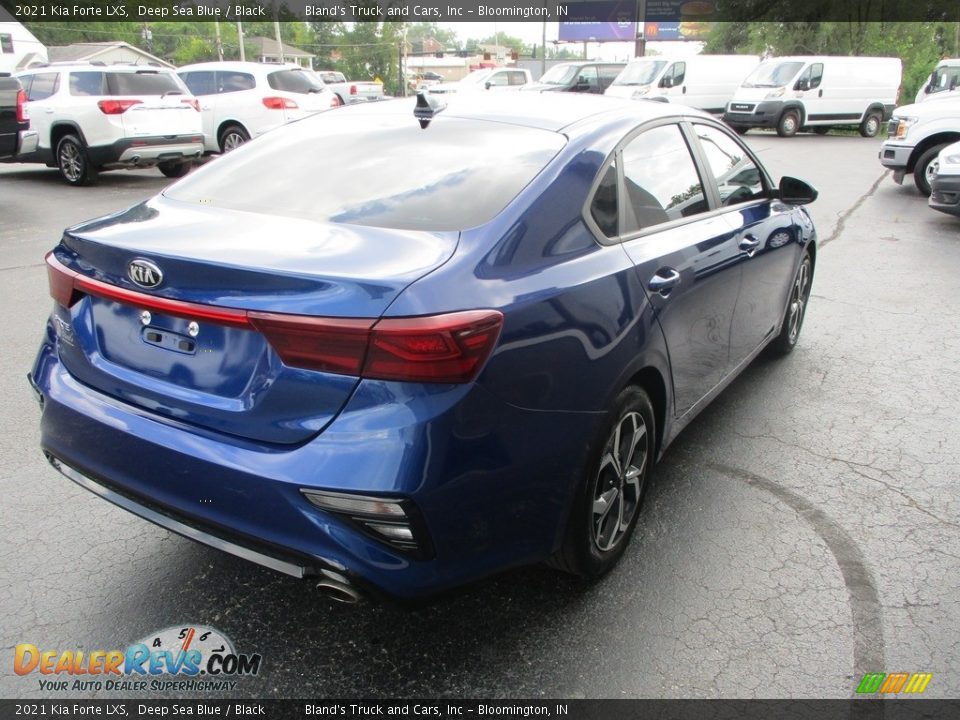 2021 Kia Forte LXS Deep Sea Blue / Black Photo #3