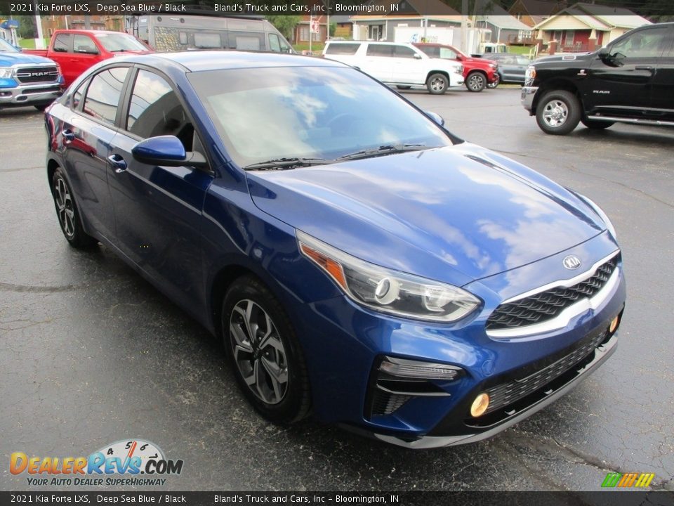 2021 Kia Forte LXS Deep Sea Blue / Black Photo #4